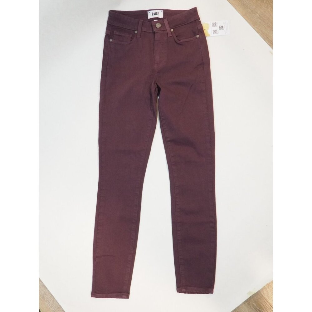 Paige Anthropologie Dark Wash "Hoxton Ankle” Blue Jeans, Size 24
